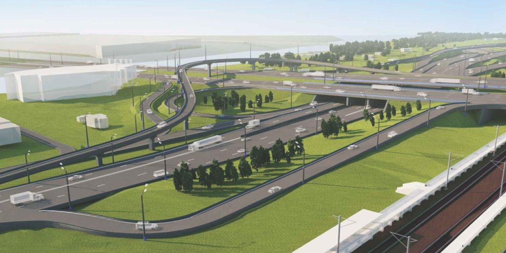 Новые съезды построят на развязке МКАД с Волоколамским шоссе