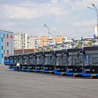 Открыт новый электробусный парк в районе Митино